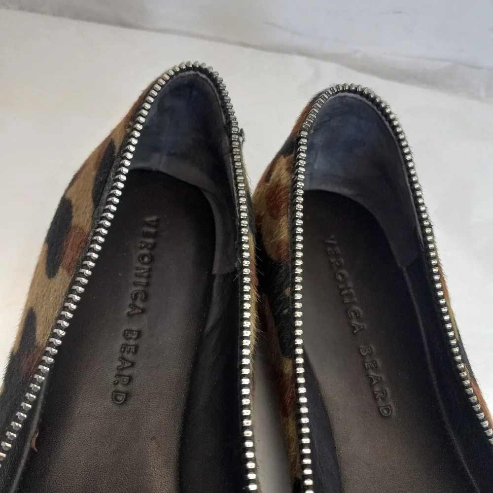 VERONICA BEARD Camo calf hair womens Loafers size 9.5 - Picture 7 of 12